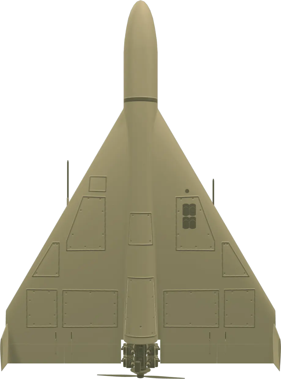 SPEAR 50 loitering munition, seen from above